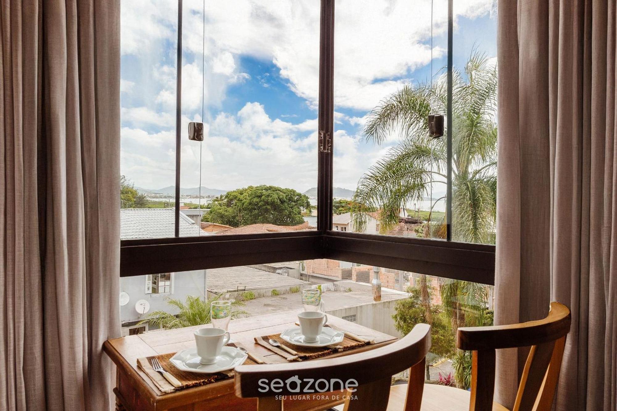 Apto Com Varanda E Vista Mar Em Floripa | Gvm133 Florianópolis Zewnętrze zdjęcie